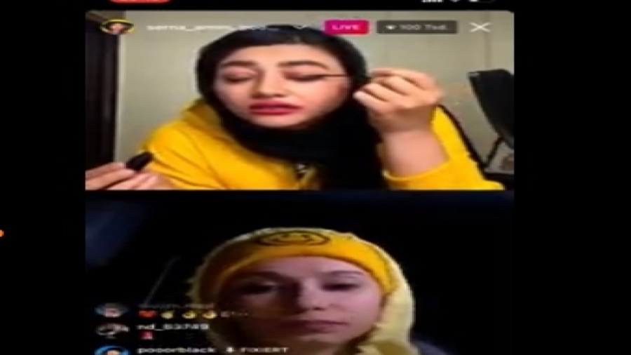 لایو سرنا و پریسا ادامه ی فیلم...