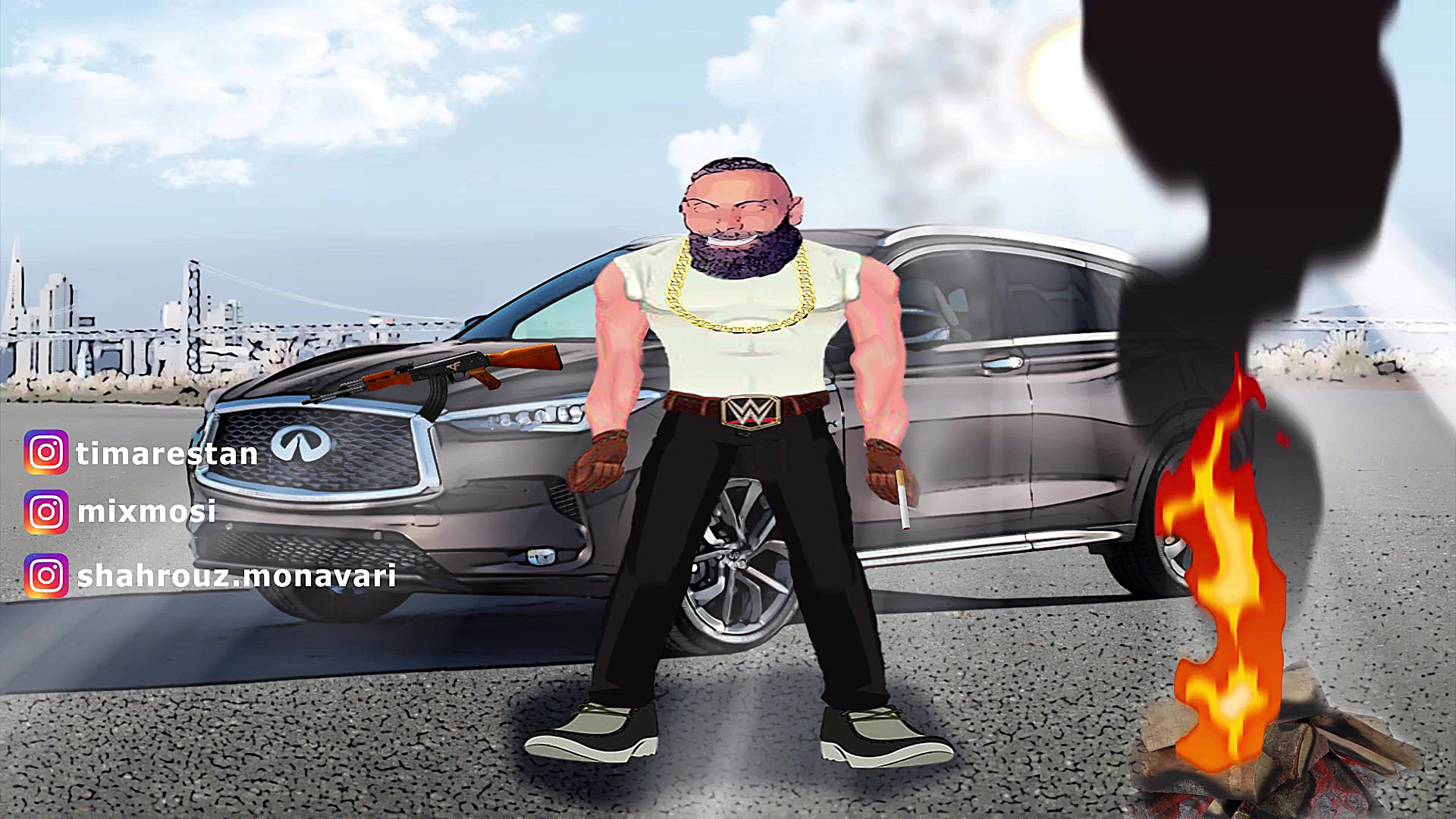 فیلم لحظه تیر اندازی به سهیل س...