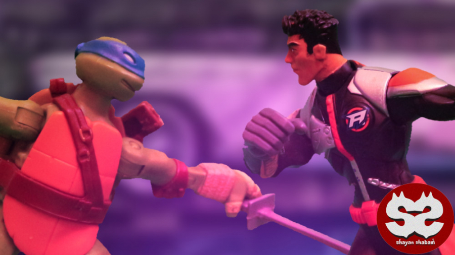 استاپ موشن لاکپشت های نینجا لی...