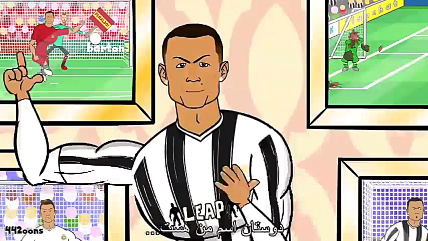 انیمیشن طنز رونالدو و مسی