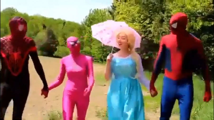 نمایش السا  اسپایدرگرل  اسپاید...