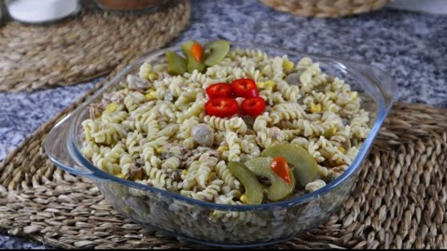 طرز تهیه سالاد ماکارونی، مزه ب...