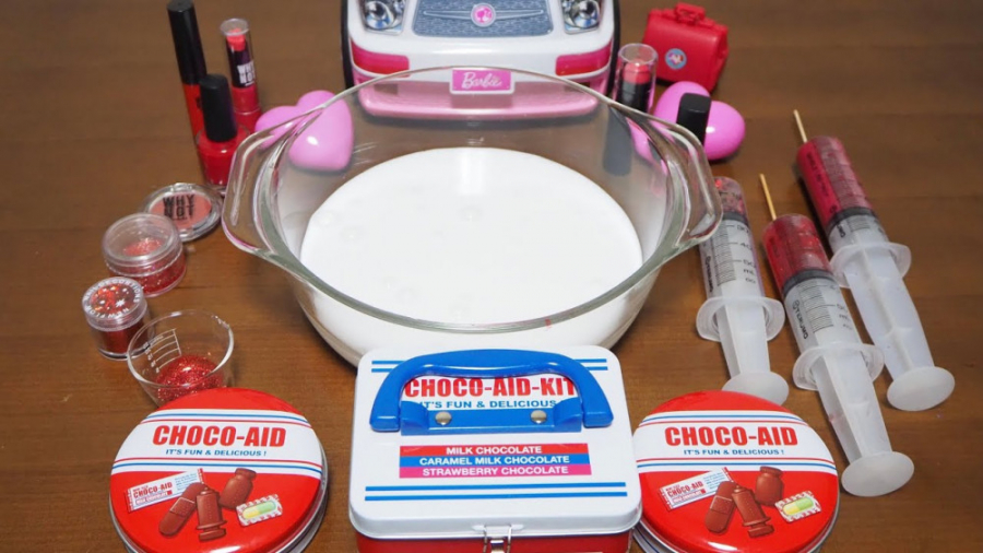 مخلوط کردن اسلایم و لوازم ارای...