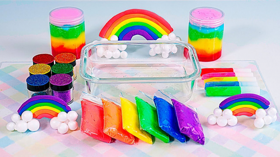 سرگرمی و بازی با اسلایم اکلیلی...