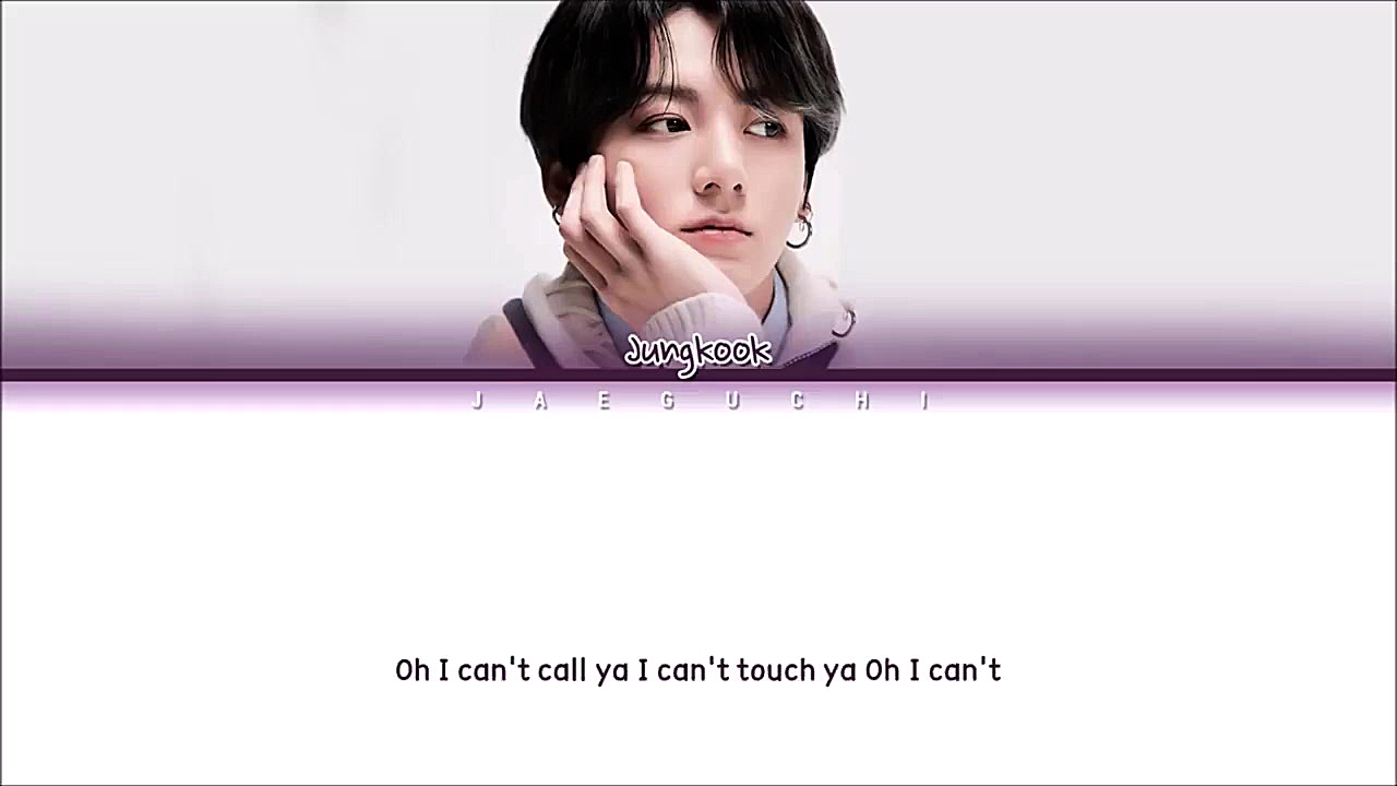 لیریک MY TIME از جونگ کوک BTS