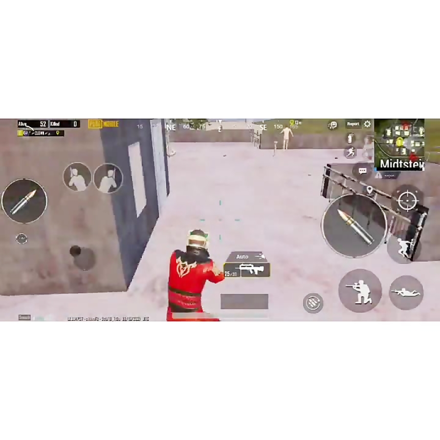 گیم پلی پابجی موبایل (لیویک)