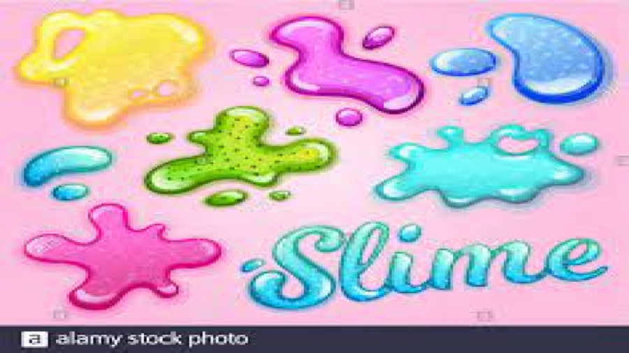 قاطی کردن اسلایم های رنگی