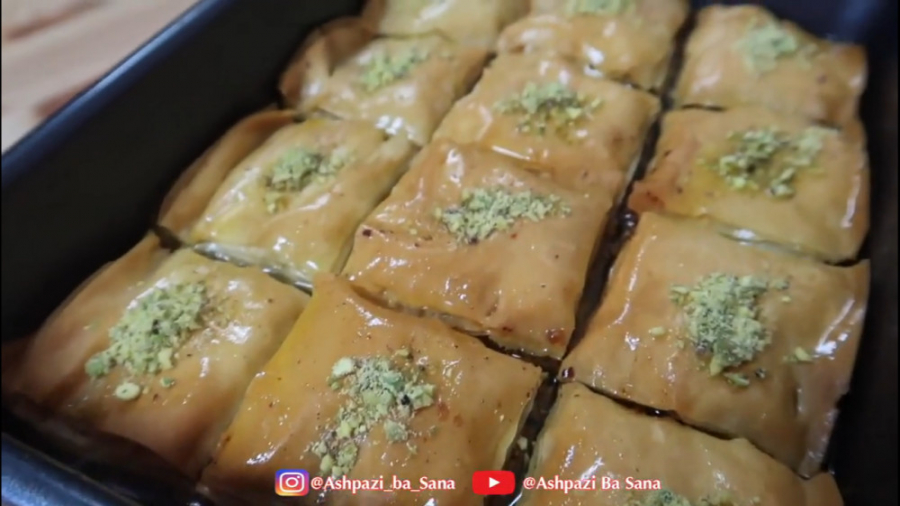 آموزش باقلوای کلاسیک ایرانی