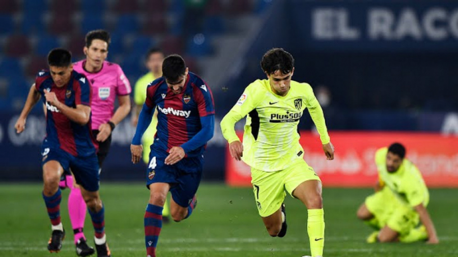 خلاصه بازی لوانته 1 1 اتلتیکو...