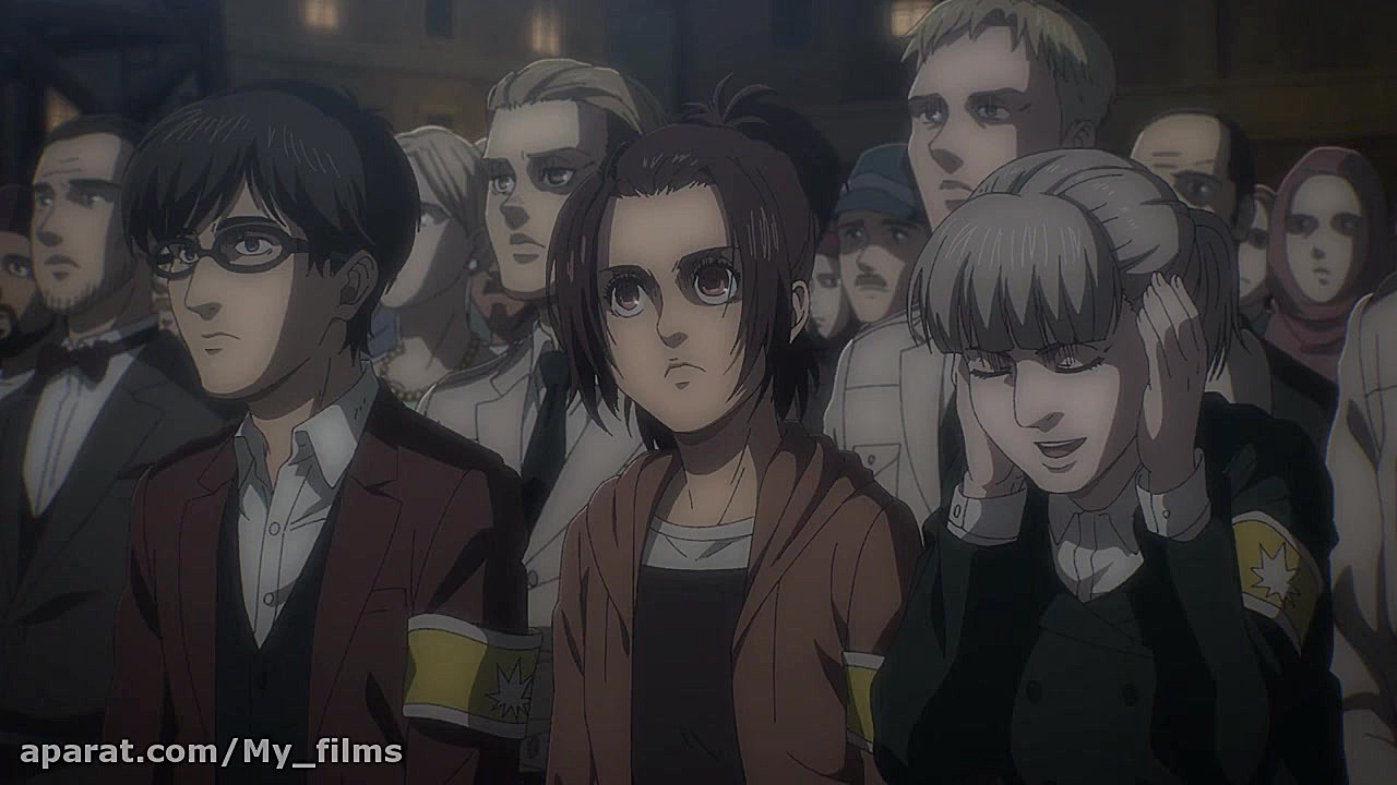 انیمه سریالی نبرد با تایتان ها...