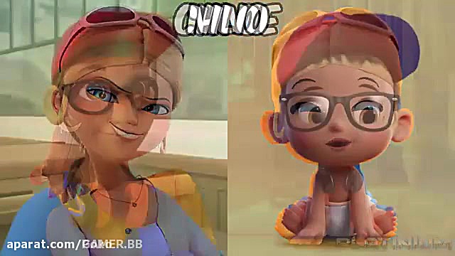 بچگی های شخصیت های لیدی باگ کپ...