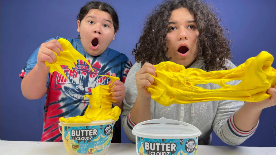 مری و ایزی  چالش اسلایم کره ای