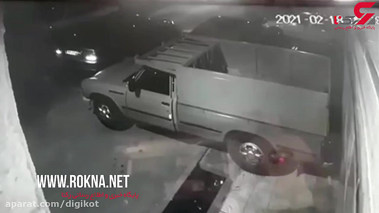 فیلم لحظه سرقت نیسان آبی  دزدا...