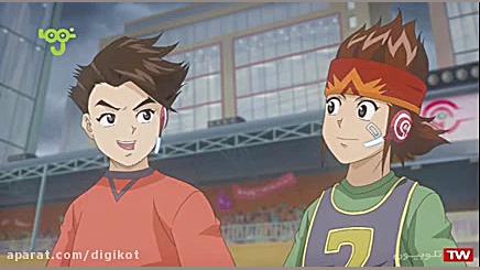 کارتون فوتبال رباتی  مبارزه مج...