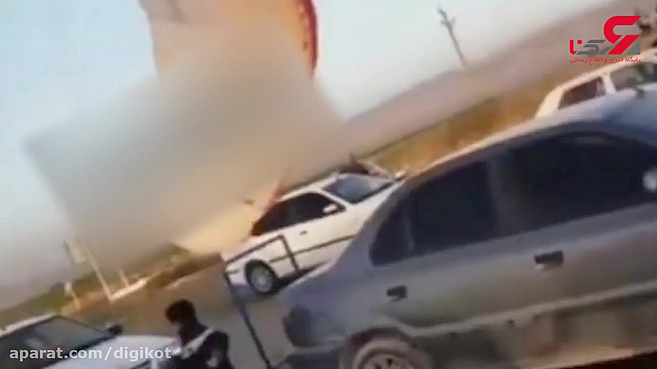 سقوط دلهره آور پاراگلایدر سوار...