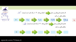 جواب تمرین صفحه 100 ریاضی پنجم...