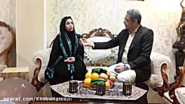 مصاحبه زهرا علی پناهی در منزل...