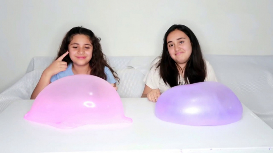 ساختن اسلایم   بازی با حباب اس...