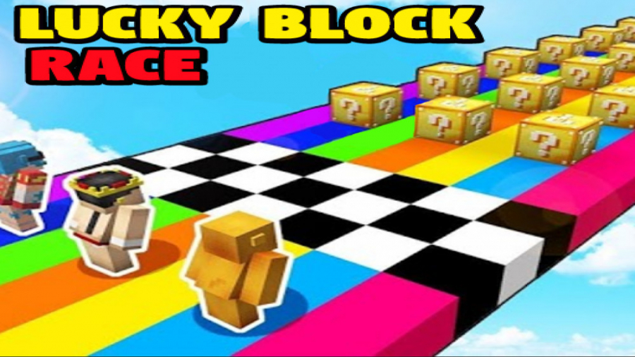 گیم پلی مپ لاکی بلاک ماینکرفت