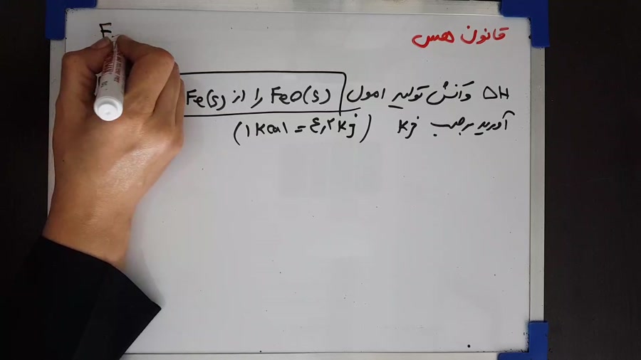 یک مثال از قانون هس (شیمی یازدهم)
