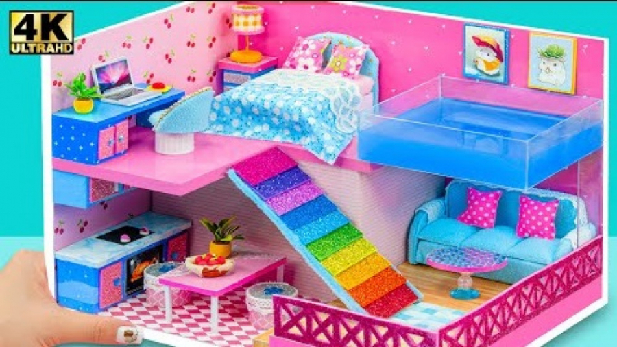 ساخت خانه مینیاتوری برای عروسک...