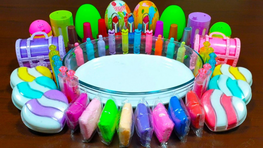 مخلوط اسلایمهای رنگی ^^ لوازم...