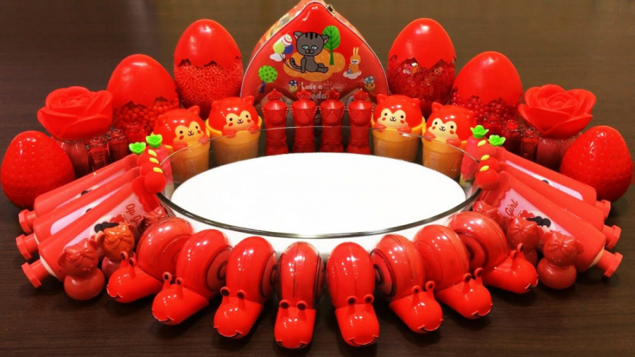 میکاپ اسلایم اکلیلی تم قرمز