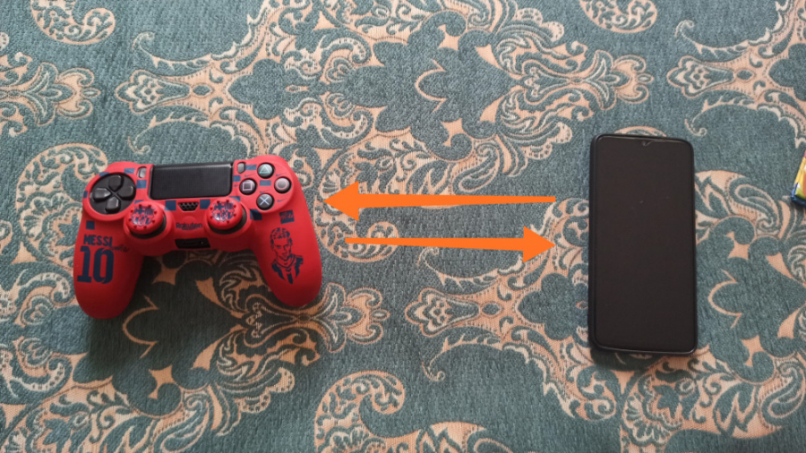 آموزش وصل کردن دسته ی ps4 به گ...