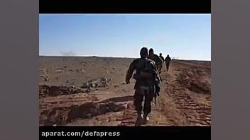 لحظه مجروحیت شهید قاسمی در نبر...