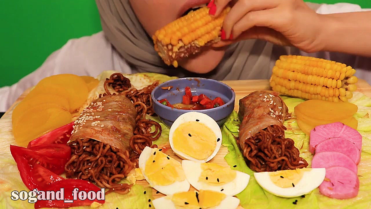 چالش آسمر سوگند فود کیمچی و نو...