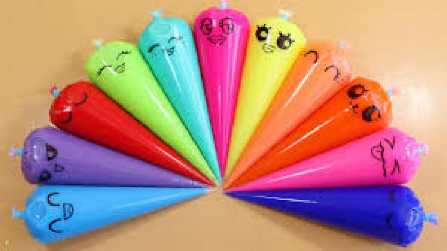 ژل بازی اسلایم  چالش میکس اسلا...