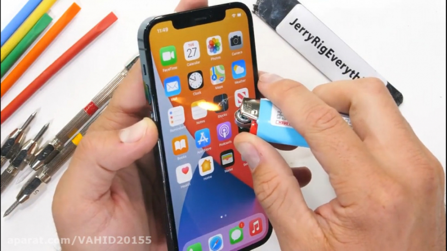 دوام گوشی موبایل آیفون 12 زیر...