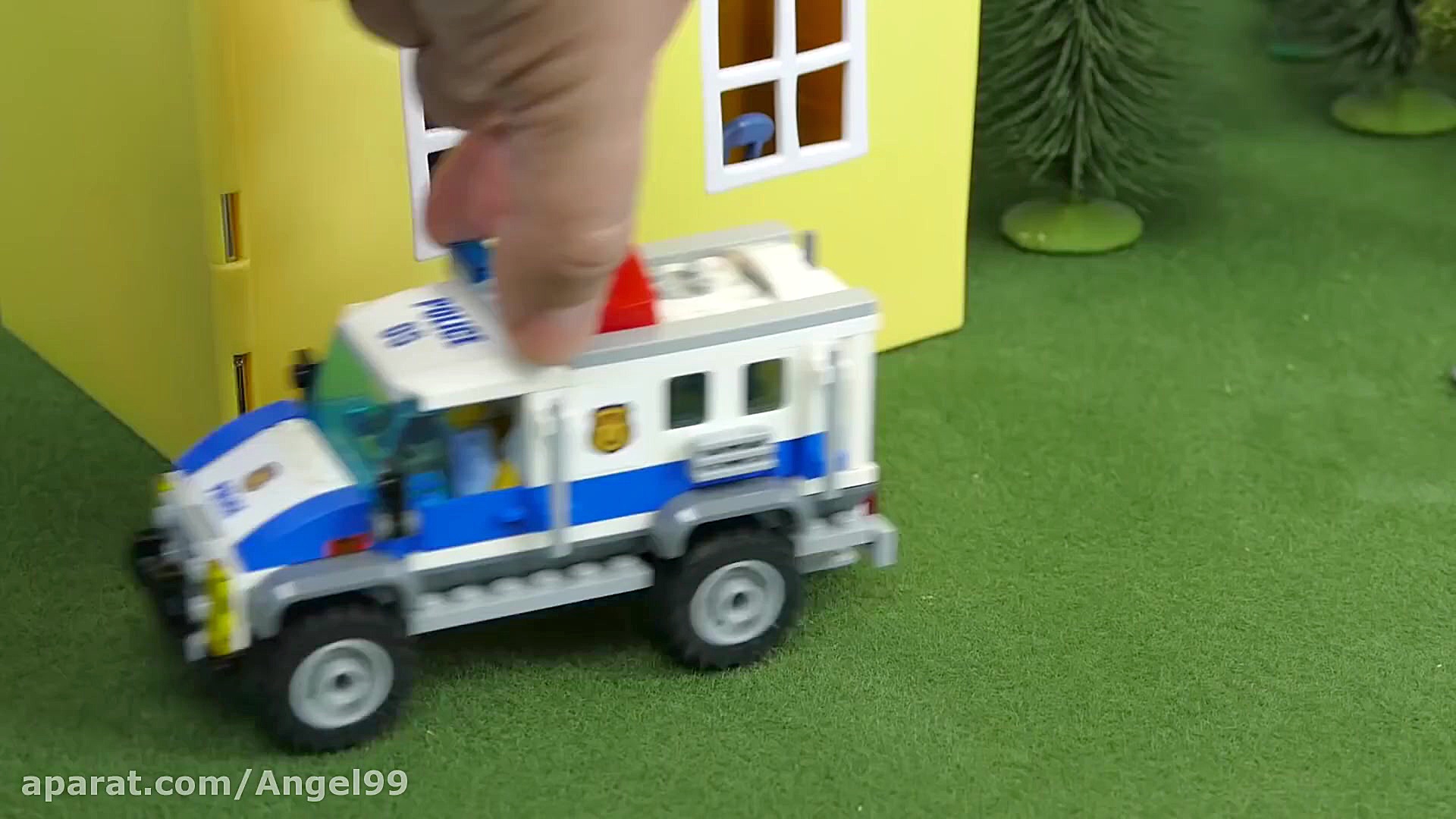 ماشین بازی قسمت 94  لگو بولدوز...