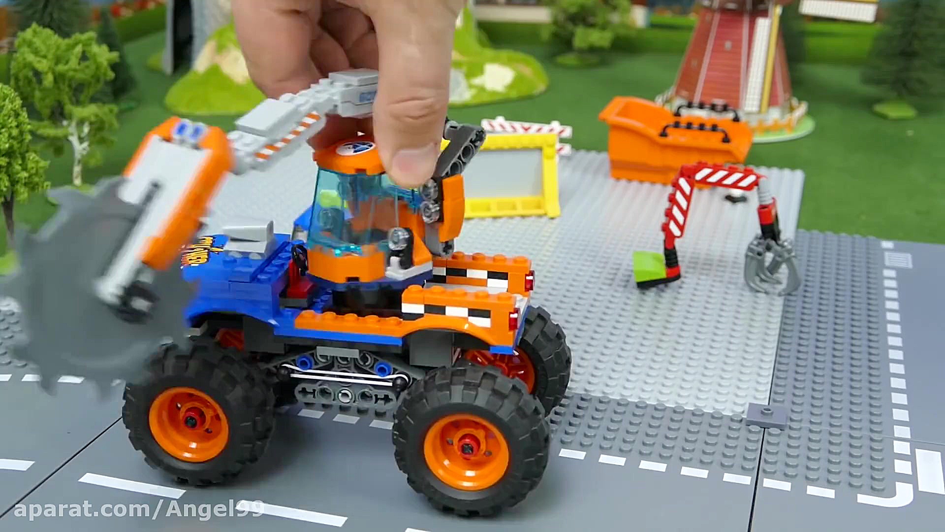 ماشین بازی قسمت 96  لگو ماشین...