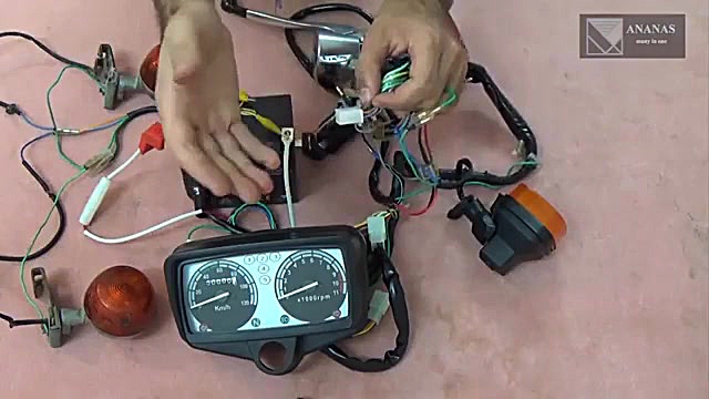 سیم کشی موتور سیکلت ۱