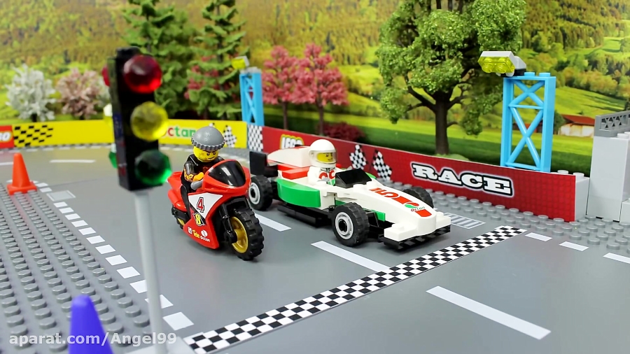 ماشین بازی قسمت 105  لگو موتور...