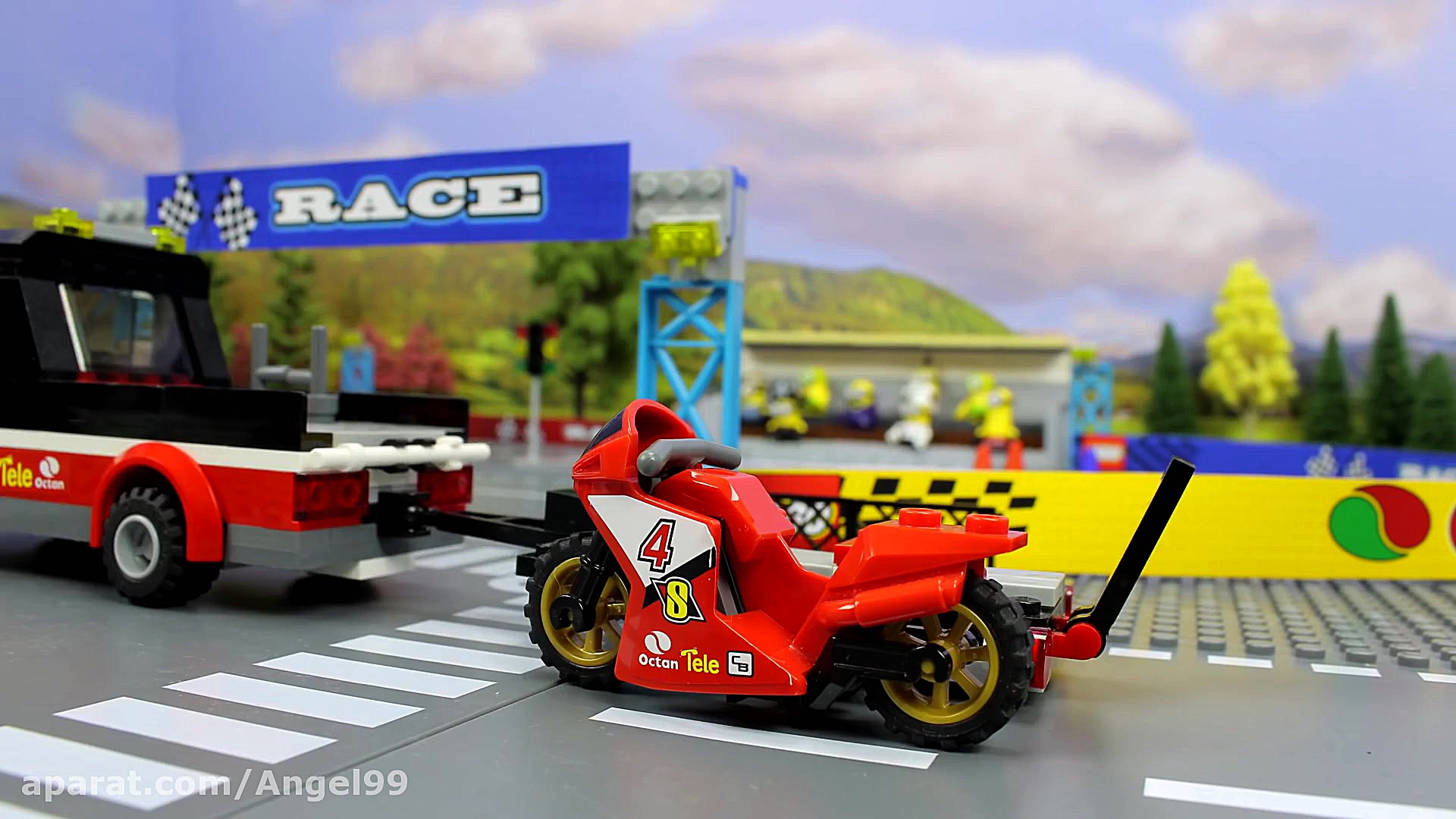 ماشین بازی قسمت 105  لگو موتور...