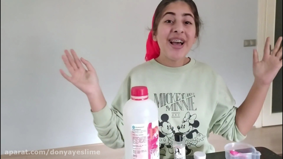  ولاگ درست کردن اسلایم با آب ل...