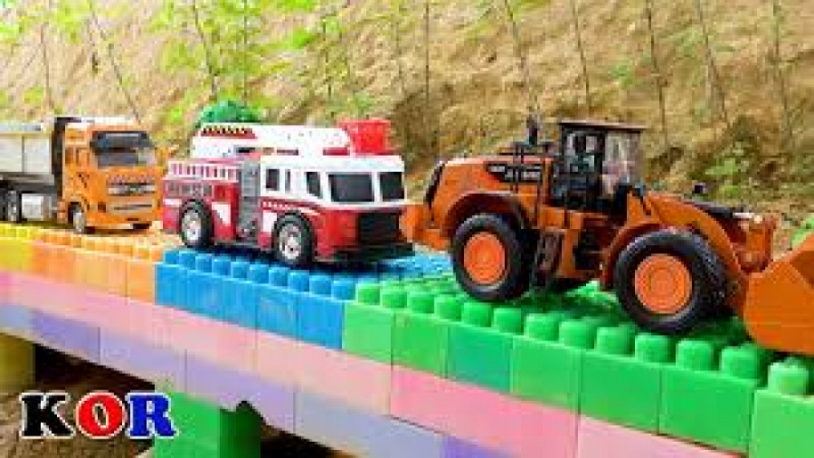 اسباب بازی ماشین بازی شکستن پل...