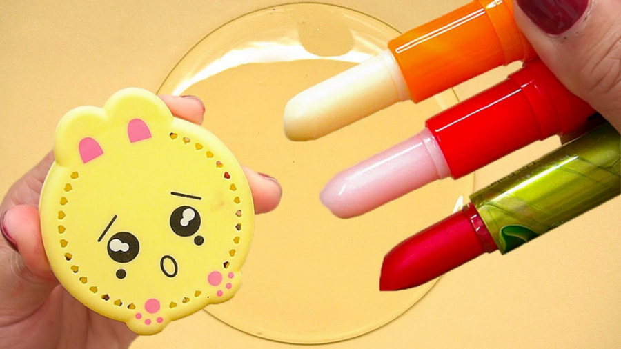 مخلوط اسلایم شفاف >< اکل...