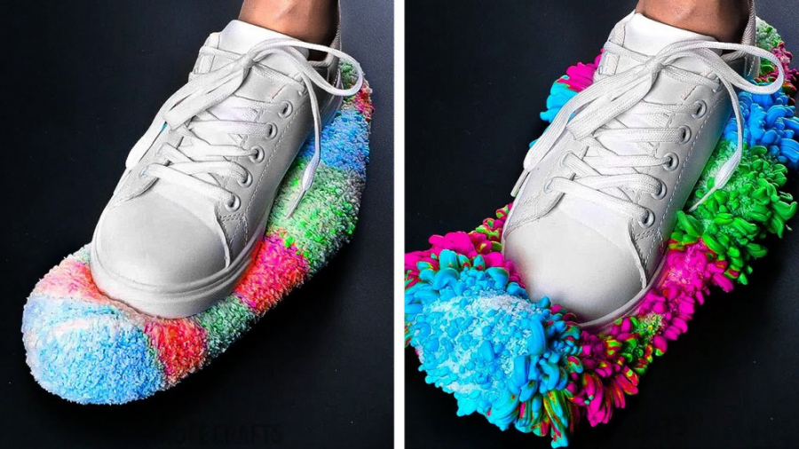 ایده های جالب برای تجدید کفش و...