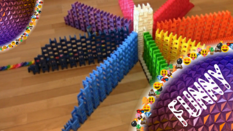 دمینوهای جالب و دیدنی  ریختن د...