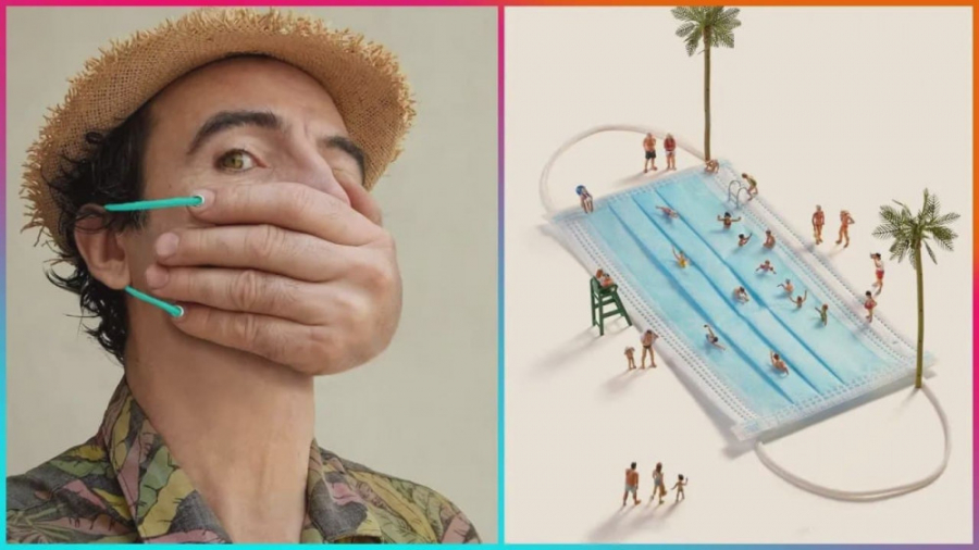 ایده های خلاقانه با ماسک صورت...