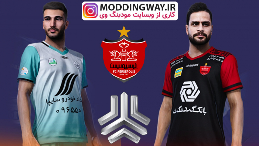 بازی پرسپولیس  سایپا در PES 20...