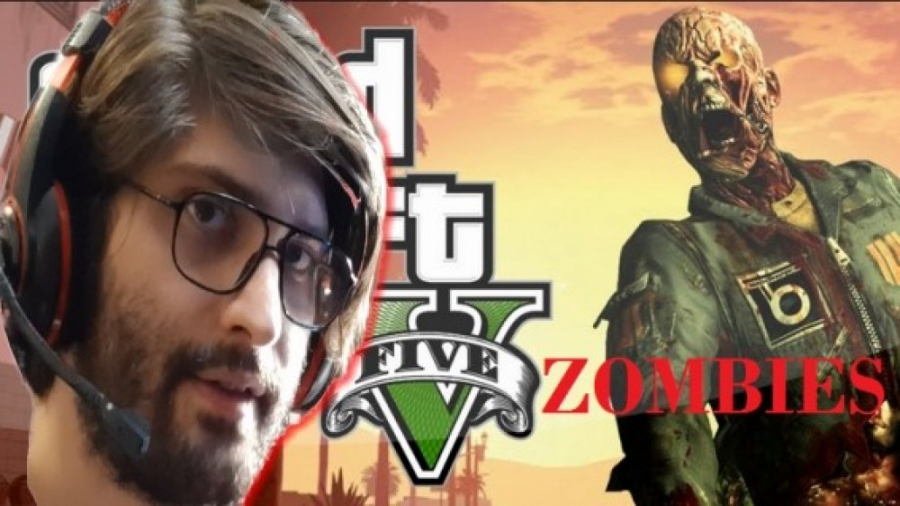 زامبی در GTA V زامبی کُشی در ر...