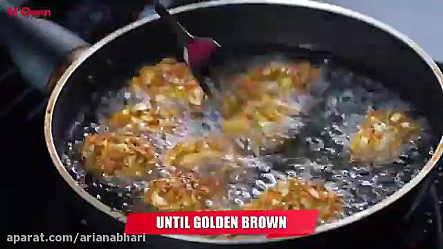 طرز تهیه کتلت به طرح گل