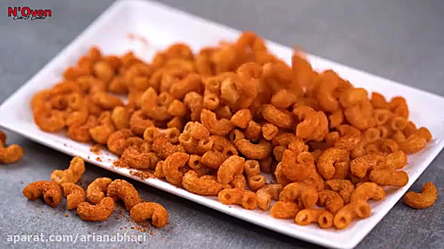 طرز تهیه کرانچی ماکارونی در خا...