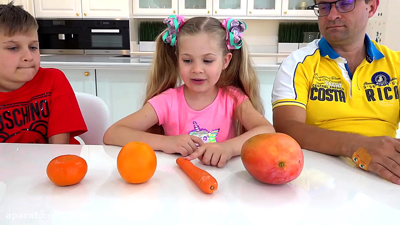 دیانا و روما  یادگیری رنگ ها...