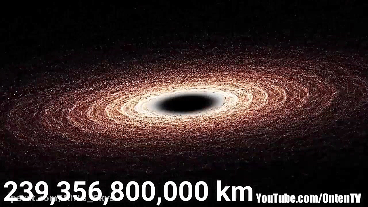 عظمت یک سیاه چاله به زبان ساده