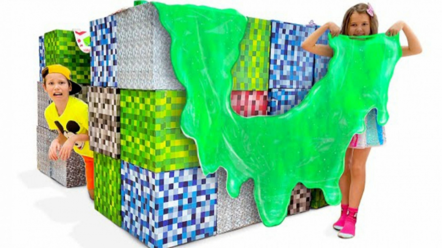 مکس و کتی : خانه سازی با آجرها...